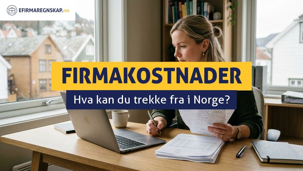 Hva kan jeg føre som kostnad i firmaet i Norge?