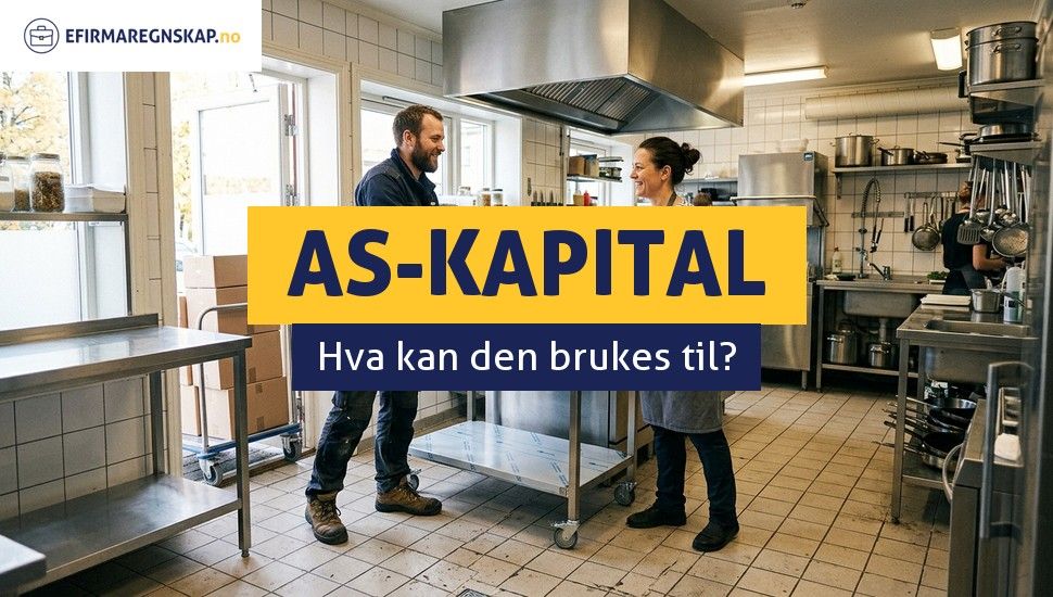 Kan aksjekapitalen i et AS brukes på bedriftskostnader?