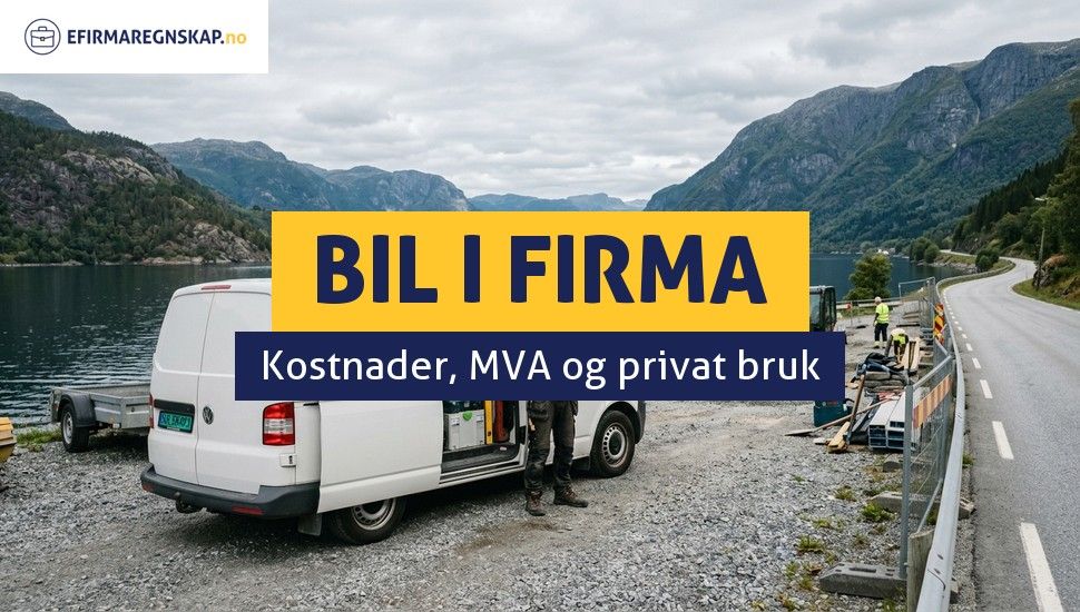 Kan jeg trekke fra en bil i et norsk firma?