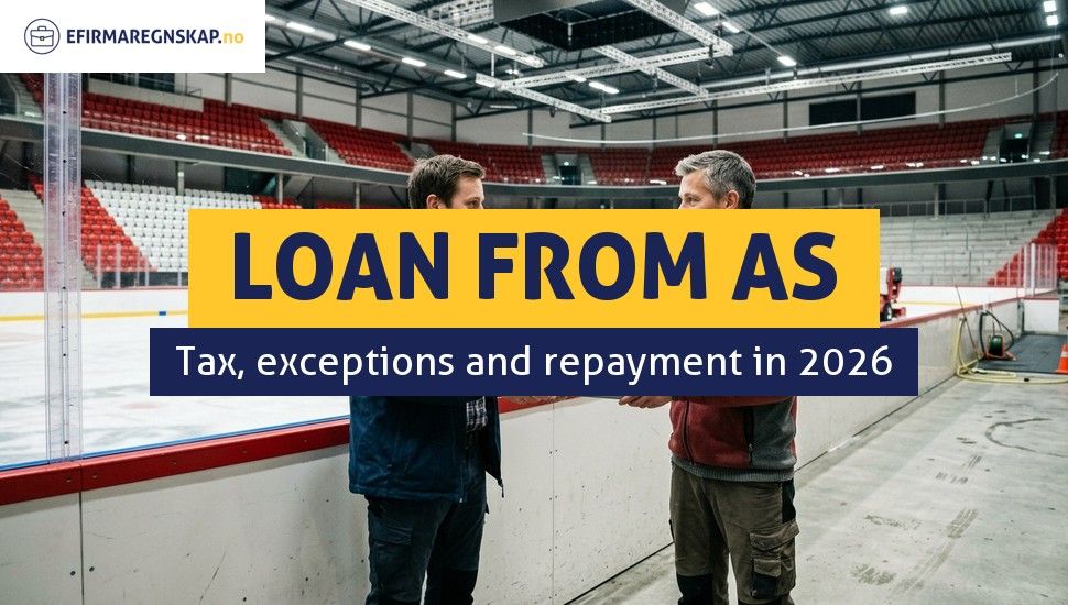 Loan from an AS company to an owner or shareholder - tax consequences