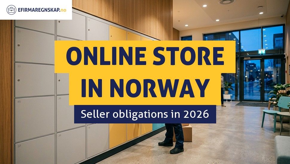 What obligations does an online store have in Norway?