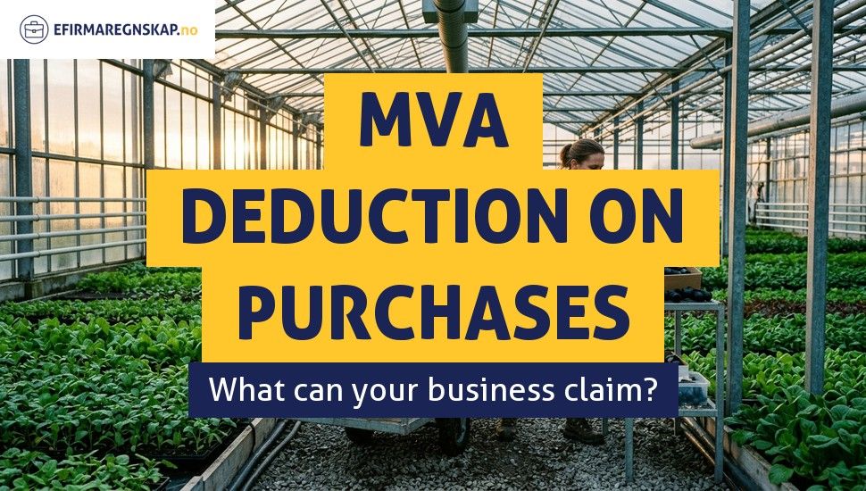 Which purchases can I deduct MVA from?